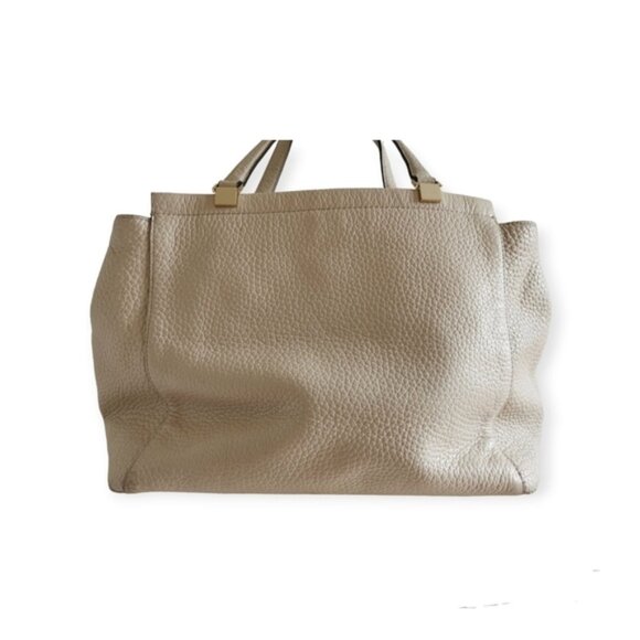 KATE Spade cream beige tote bag purse pebble finish - Picture 2 of 13